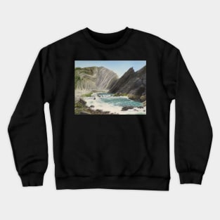 Stairhole, Lulworth Cove Crewneck Sweatshirt